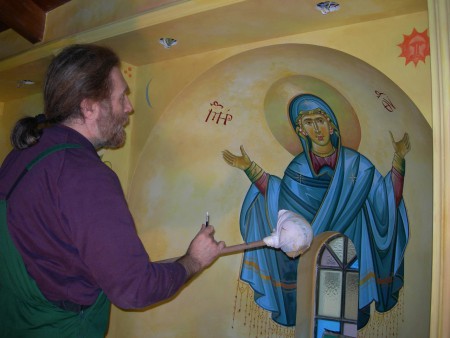 μικρή πλατυτέρα στον ιδ. ναό Αγ. Πορφυρίου